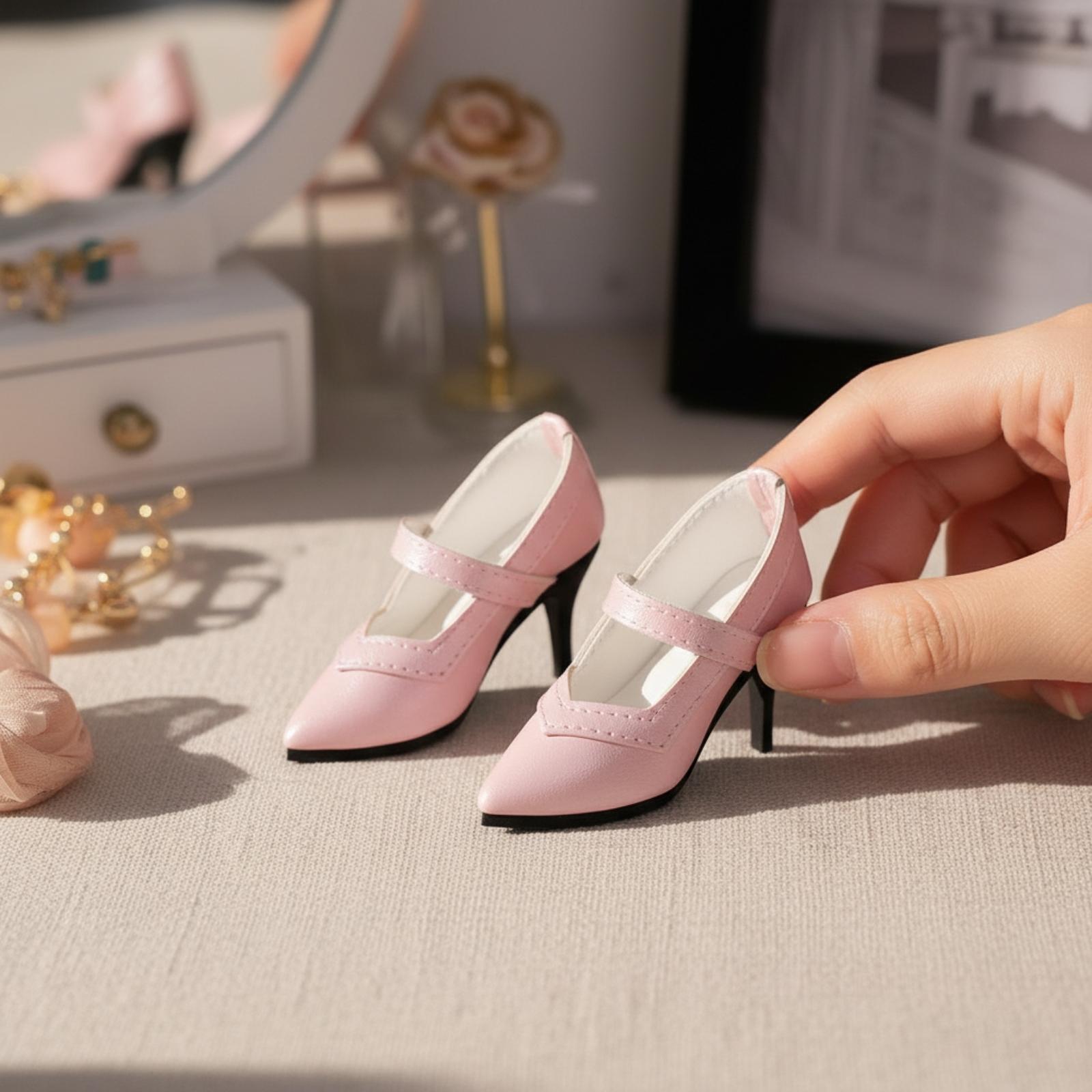 Court Heel Pointed - 미니어처 패션 인형용 뾰족한 앞코의 레진