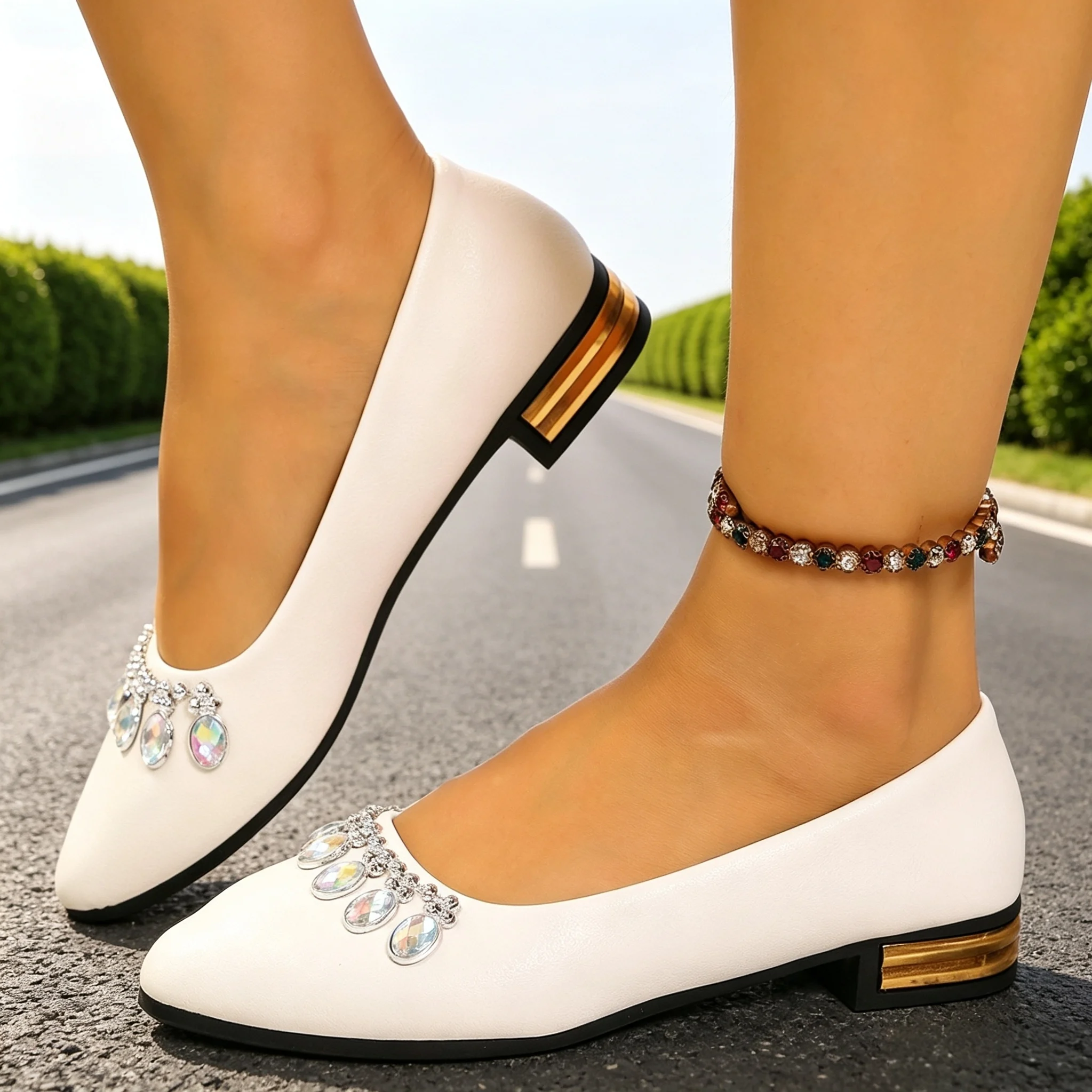 Women'S Shoes Quality - 여성 플랫 포인티드 토 발레 슈즈