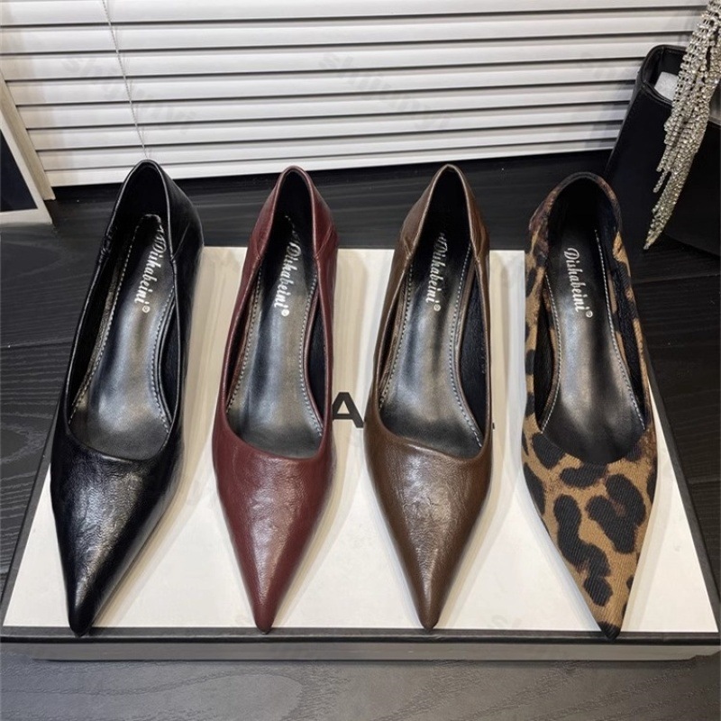 Women'S Shoes Quality - 여성용 하이힐 특허 가죽 뾰족한 우아한