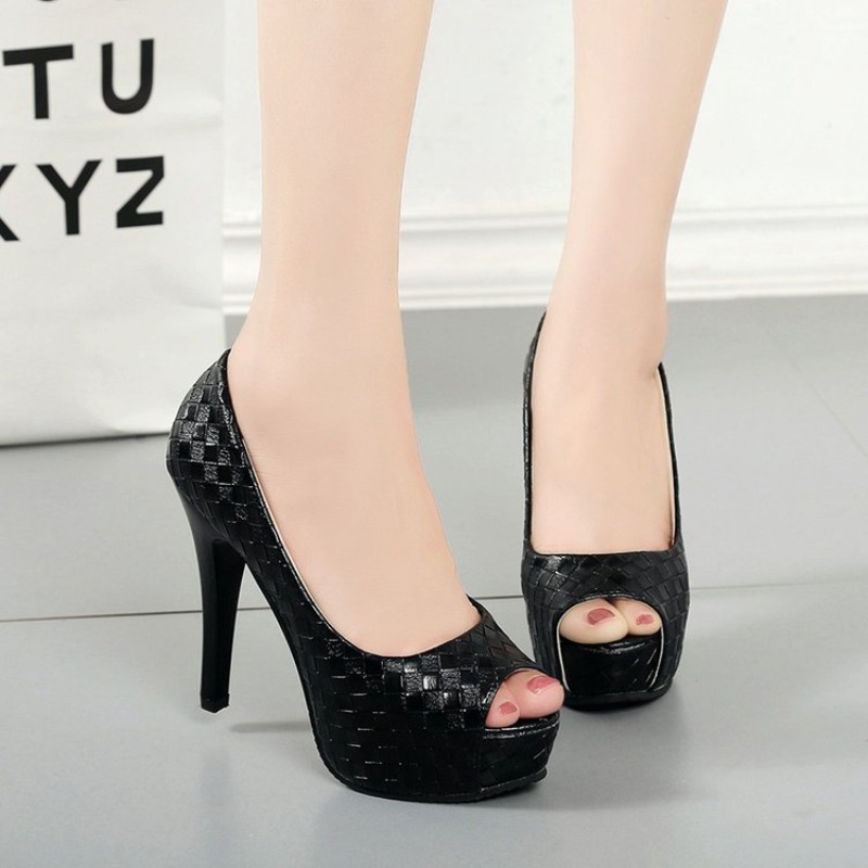 패션 다용도 여성 신발 여름 새로운 라운드 하이힐 간단 - Women'S Shoes Quality 리뷰 및 가격
