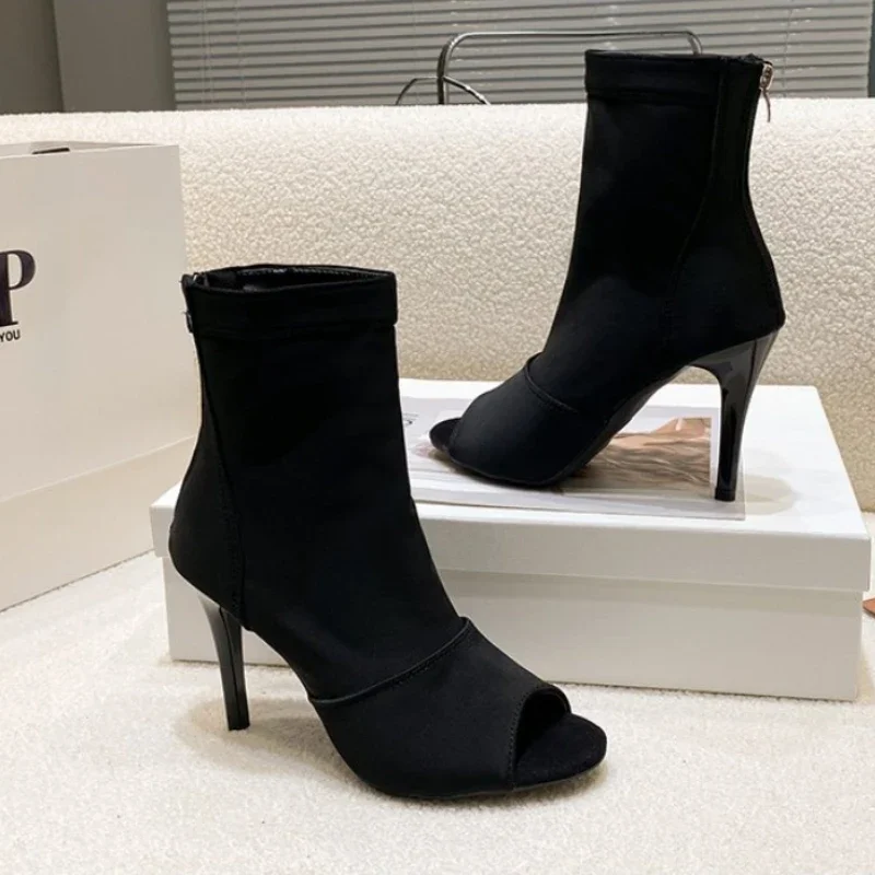 2025 여성 볼룸 라틴 댄스 신발 블랙 소프트 하단  - Sock Boot Women 리뷰 및 가격