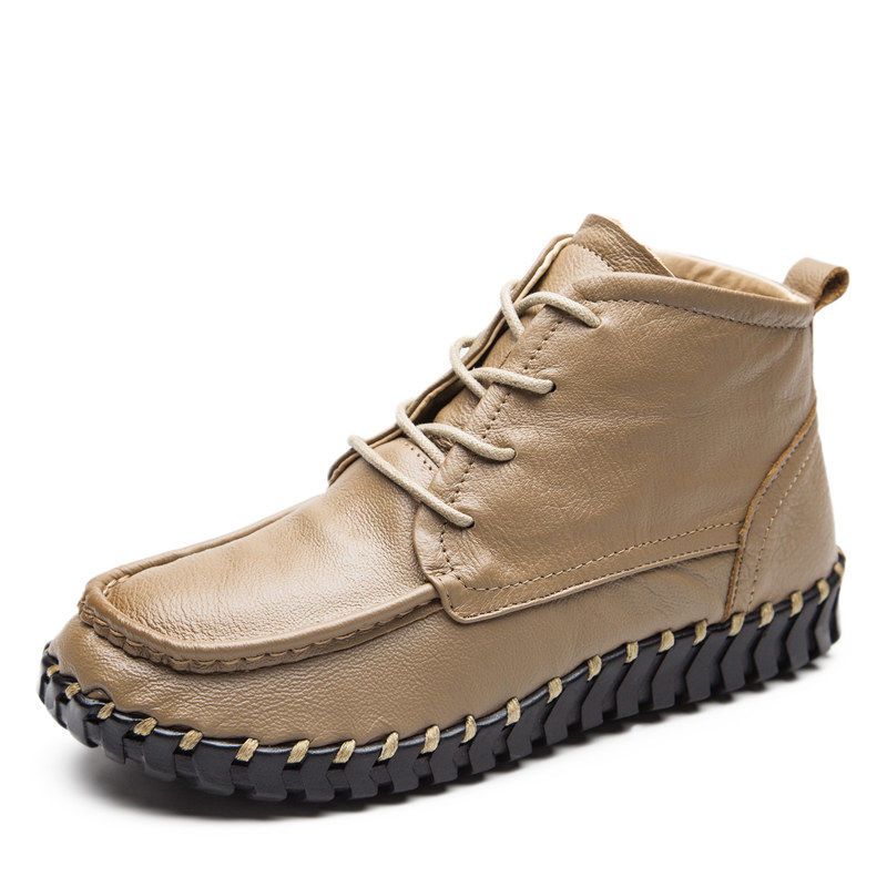 여성용 진짜 가죽 부츠, 레이스업 옥스포드 신발, 빅  - Oxford Lace Up Women 리뷰 및 가격