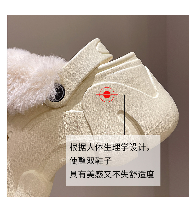 여성용 하이힐 플리스 안감 클로그 슈즈 겨울 두꺼운 바 - Women'S Shoes Clogs 리뷰 및 가격
