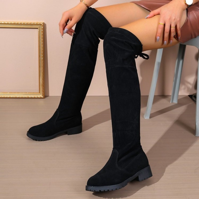 여성용 무릎 위까지 오는 부츠, 스웨이드 소재, 굽이  - Sock Boot Women 리뷰 및 가격