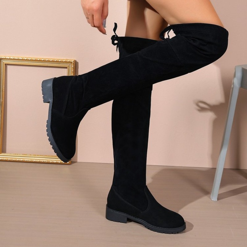 여성용 무릎 위까지 오는 부츠, 스웨이드 소재, 굽이  - Sock Boot Women 리뷰 및 가격