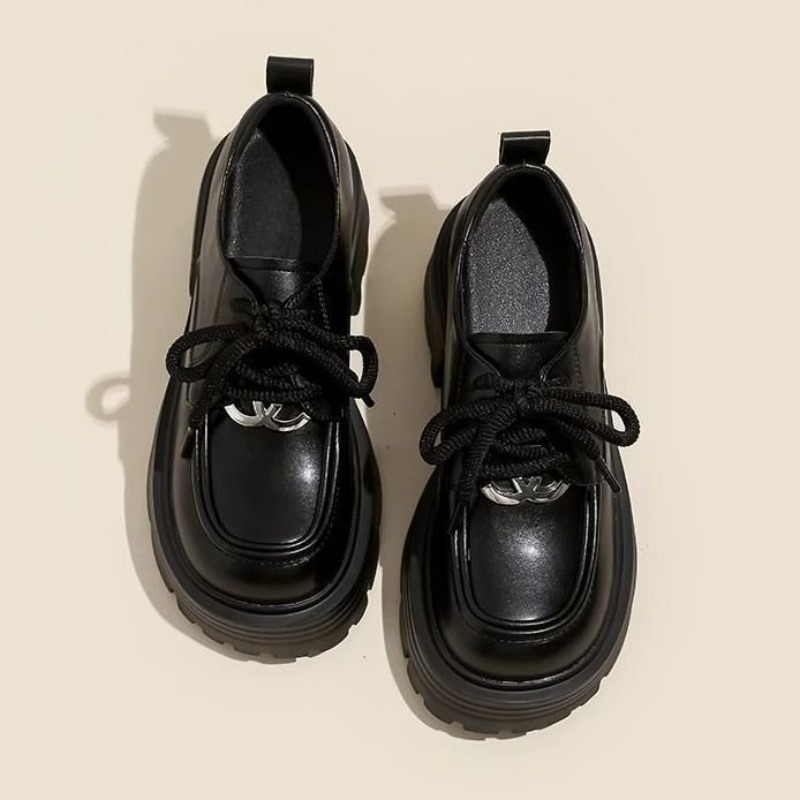 여성용 화이트 플랫폼 옥스포드 슈즈, 라운드 토, 메탈 - Oxford Lace Up Women 리뷰 및 가격