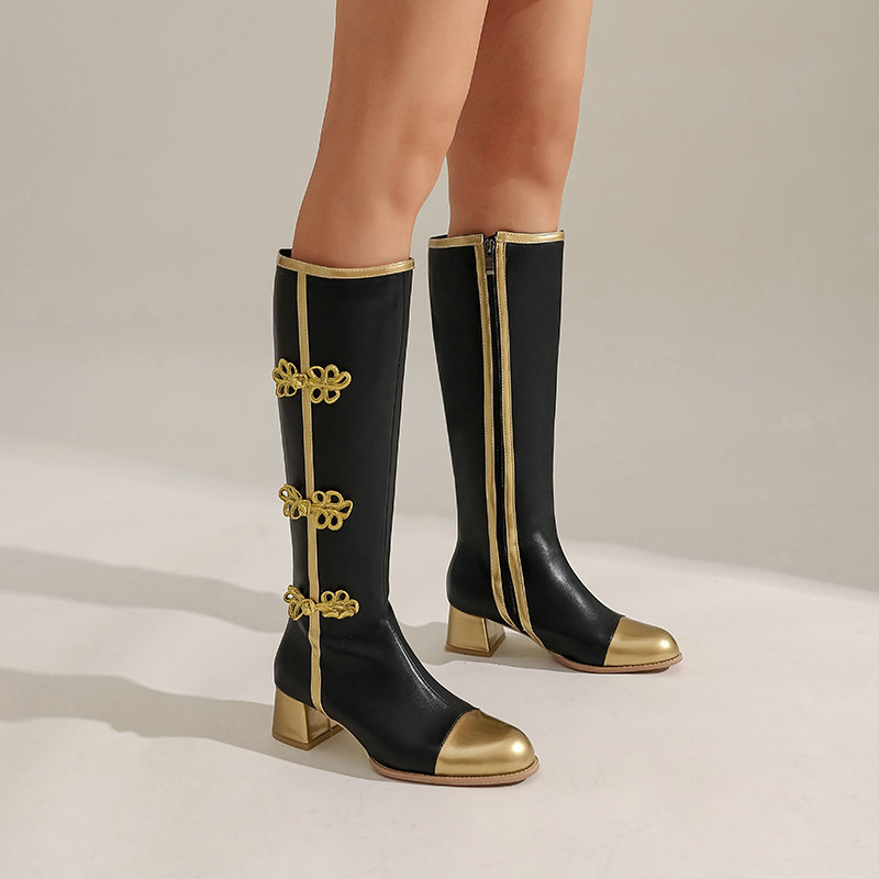 큰 사이즈 패션 무릎 높은 부츠 여성 Coss 놀이 신 - Knee High Boots Women 리뷰 및 가격