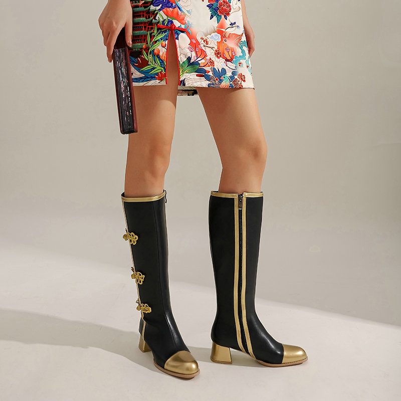 큰 사이즈 패션 무릎 높은 부츠 여성 Coss 놀이 신 - Knee High Boots Women 리뷰 및 가격