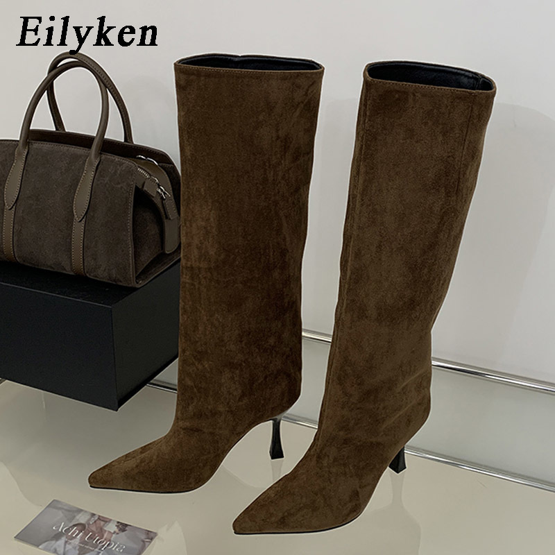 에일리켄(Eilyken) 겨울용 빈티지 디자인의 뾰족한 - Knee High Boots Women 리뷰 및 가격