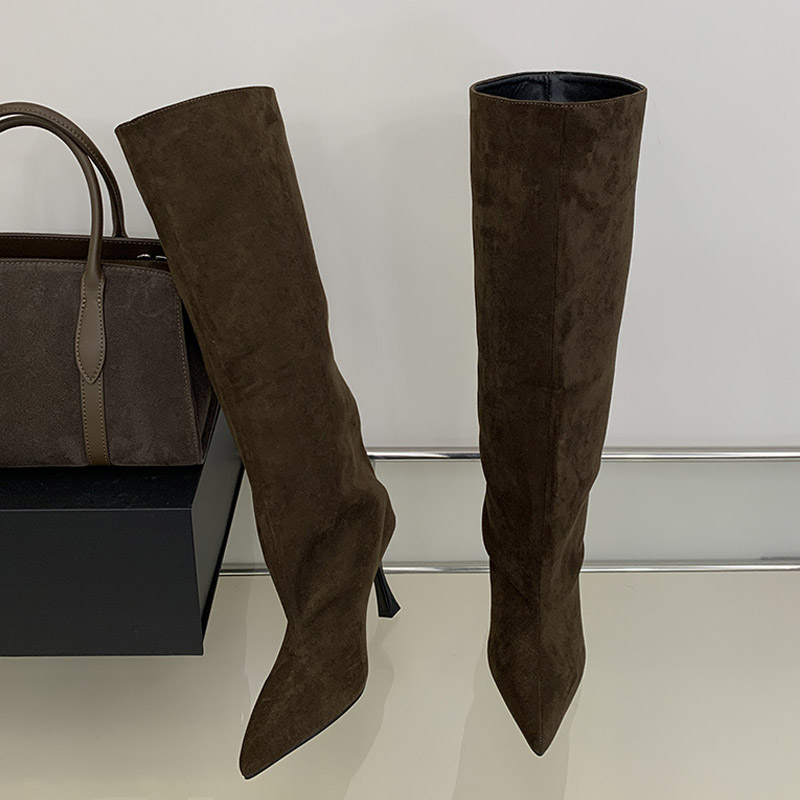 에일리켄(Eilyken) 겨울용 빈티지 디자인의 뾰족한 - Knee High Boots Women 리뷰 및 가격