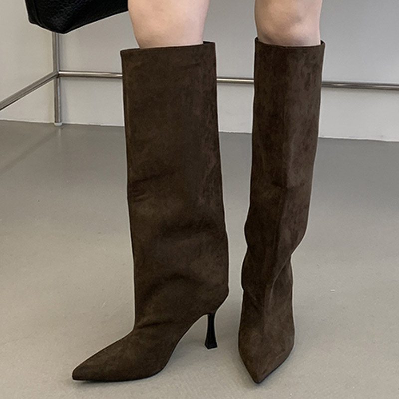 에일리켄(Eilyken) 겨울용 빈티지 디자인의 뾰족한 - Knee High Boots Women 리뷰 및 가격