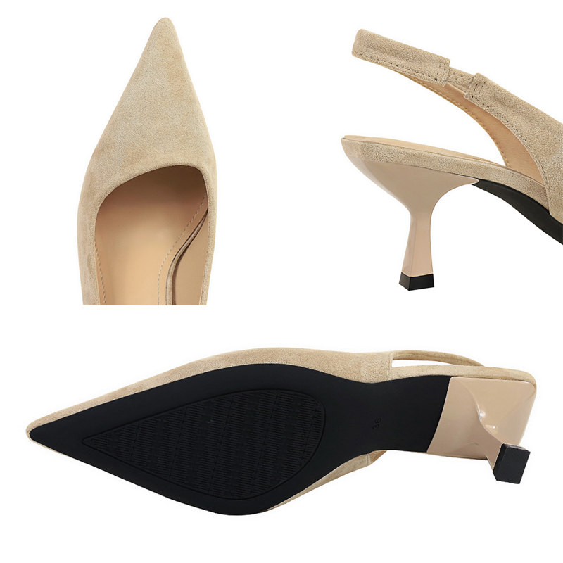 새로운 프랑스 스타일 여성 펌프스 뾰족한 굽 높은 하이 - Women'S Shoes Quality 리뷰 및 가격