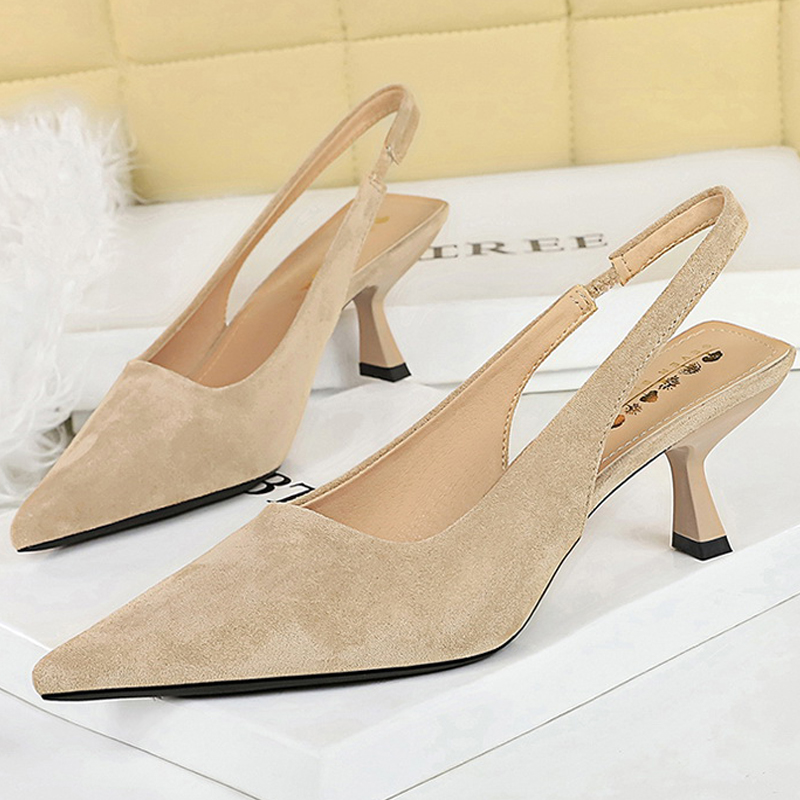 새로운 프랑스 스타일 여성 펌프스 뾰족한 굽 높은 하이 - Women'S Shoes Quality 리뷰 및 가격