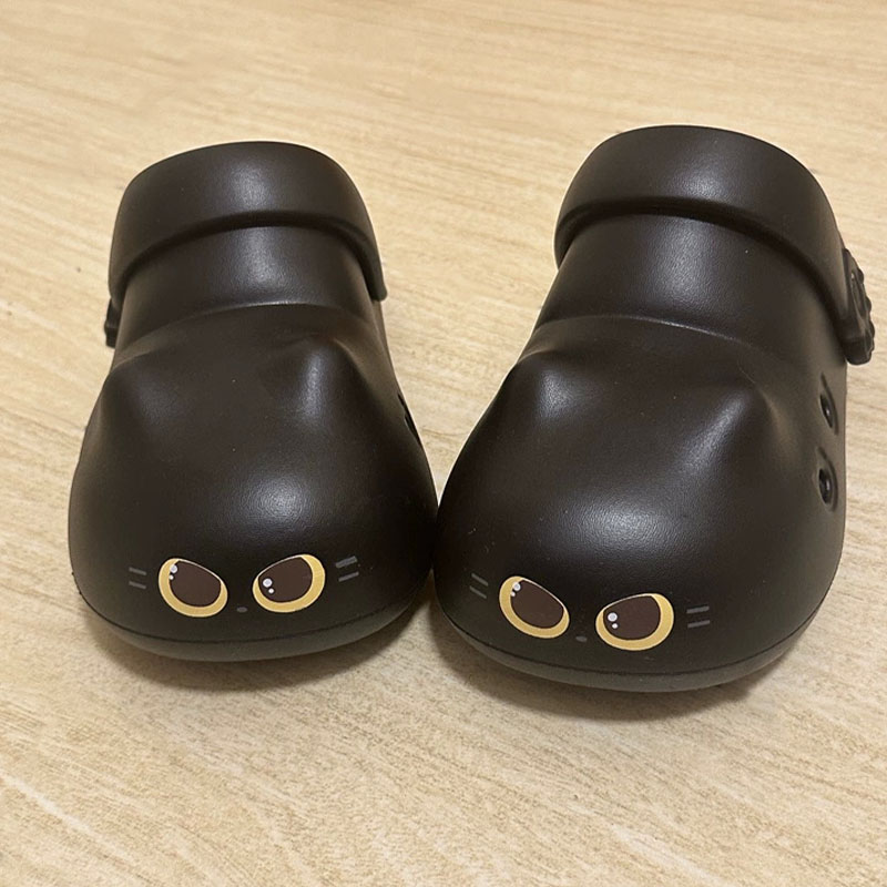 여성용 새로운 창의적인 검은색 고양이 슬리퍼, 여름용  - Women'S Shoes Clogs 리뷰 및 가격